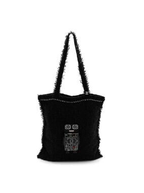 Chanel Tweed Resin Strass Large Robot #258352C12B